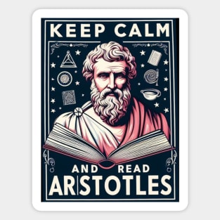 Aristotle art for work lovers Magnet